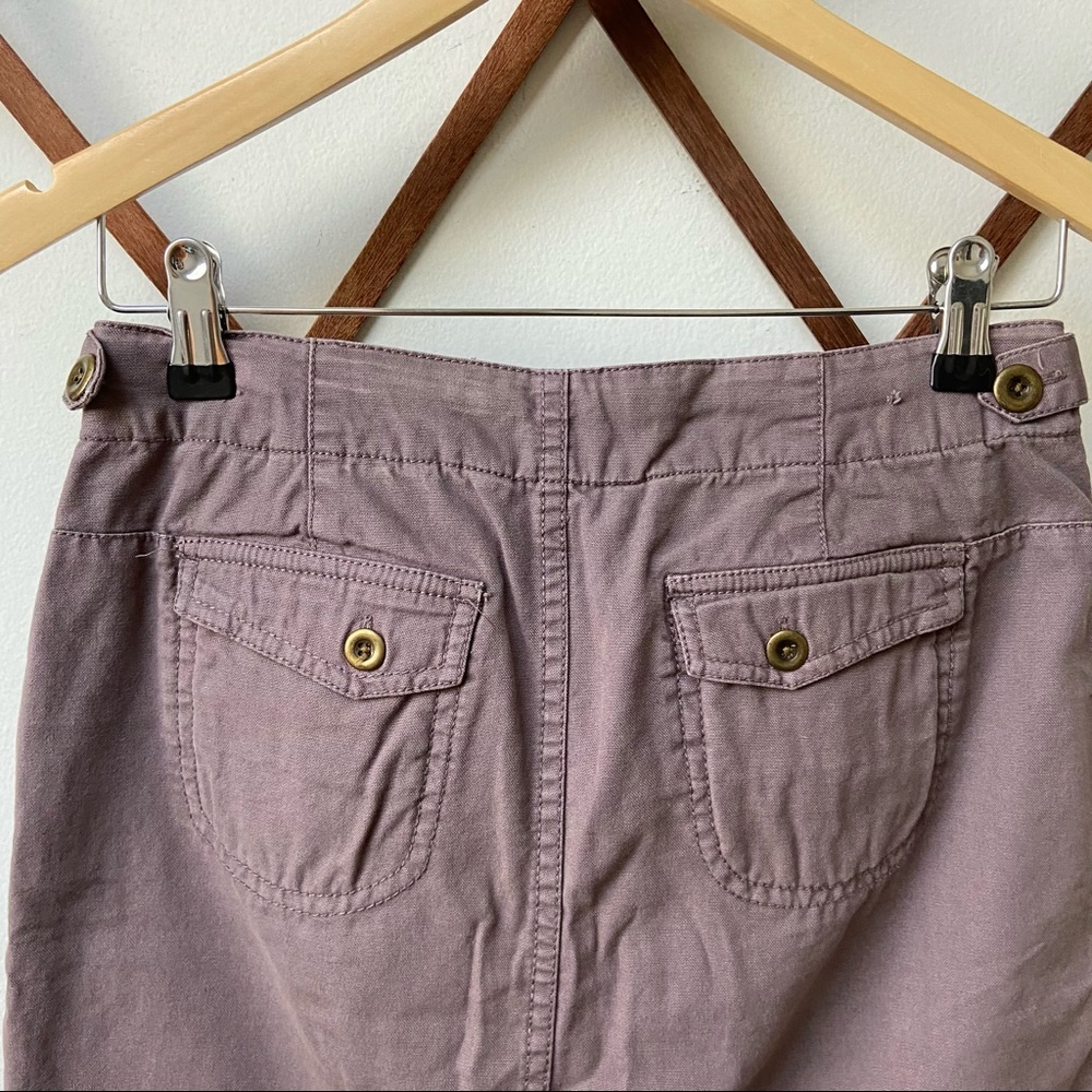 Anthropologie Daughters of the Liberation Purple Canvas Skirt - Picture 5 of 5